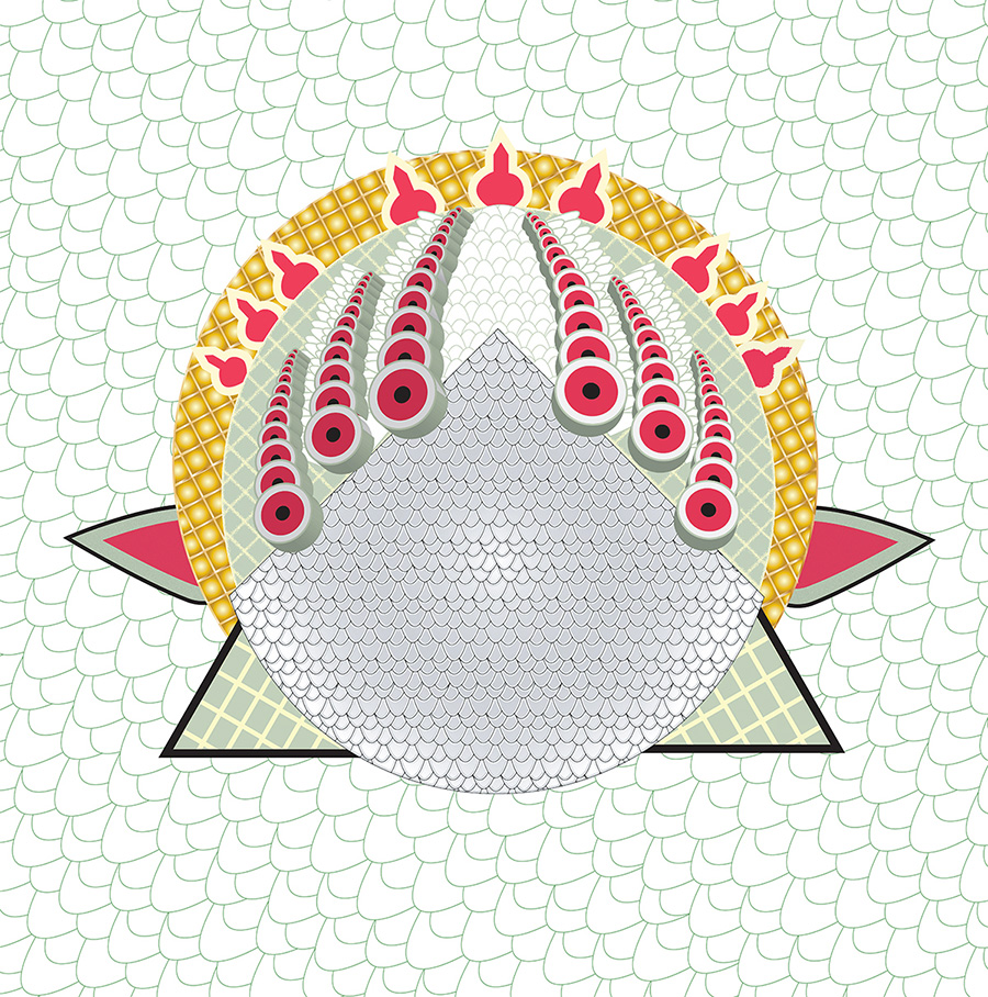 Fabric Print Vector and royalty